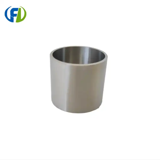 cylindrical zirconium crucible